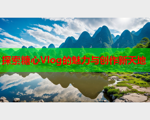 探索糖心Vlog的魅力与创作新天地