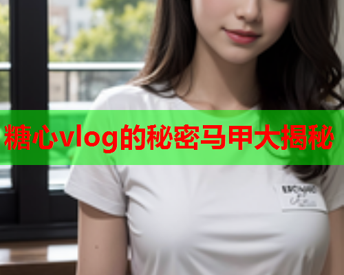 糖心vlog的秘密马甲大揭秘