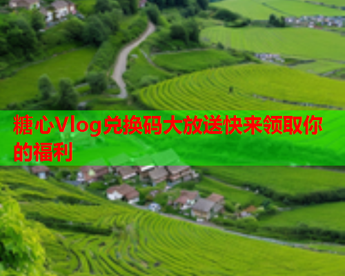 糖心Vlog兑换码大放送快来领取你的福利