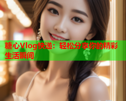 糖心Vlog快递：轻松分享你的精彩生活瞬间  第2张