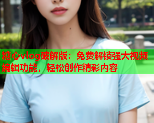 糖心vlog破解版：免费解锁强大视频编辑功能，轻松创作精彩内容