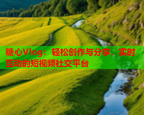 糖心Vlog：轻松创作与分享，实时互动的短视频社交平台