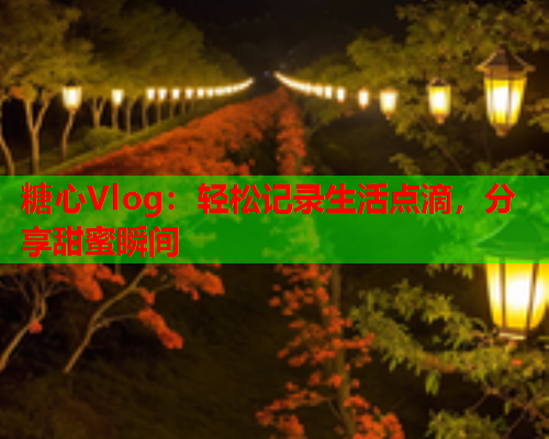 糖心Vlog：轻松记录生活点滴，分享甜蜜瞬间  第2张