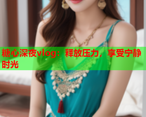 糖心深夜vlog：释放压力，享受宁静时光