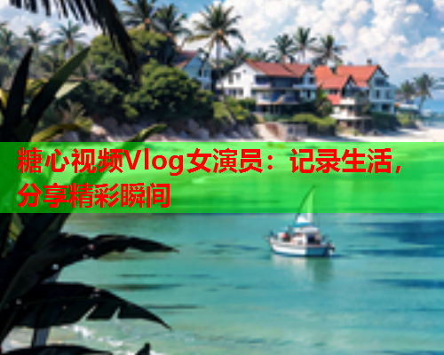 糖心视频Vlog女演员：记录生活，分享精彩瞬间