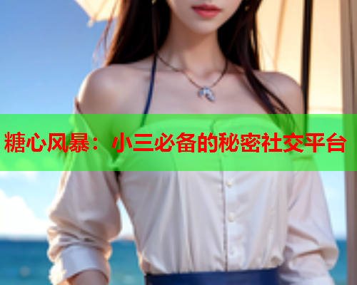 糖心风暴：小三必备的秘密社交平台