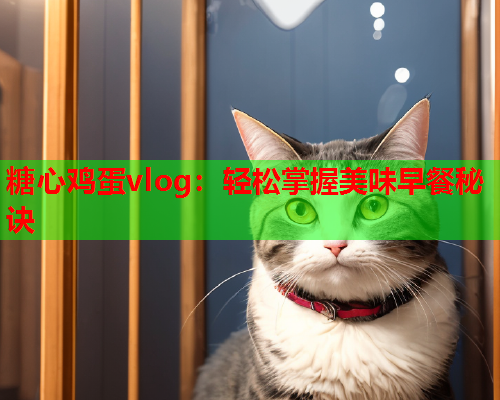 糖心鸡蛋vlog：轻松掌握美味早餐秘诀