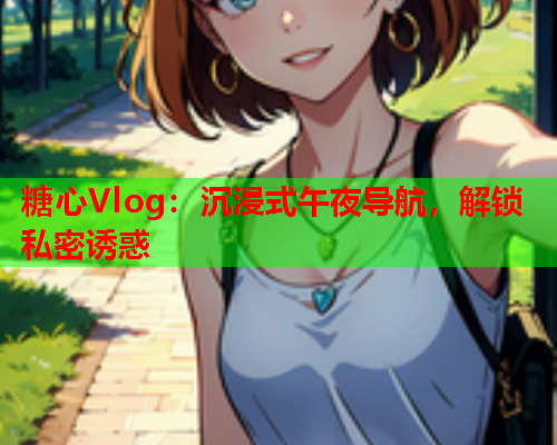 糖心Vlog：沉浸式午夜导航，解锁私密诱惑