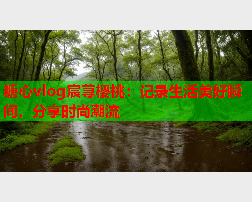 糖心vlog宸荨樱桃：记录生活美好瞬间，分享时尚潮流  第2张